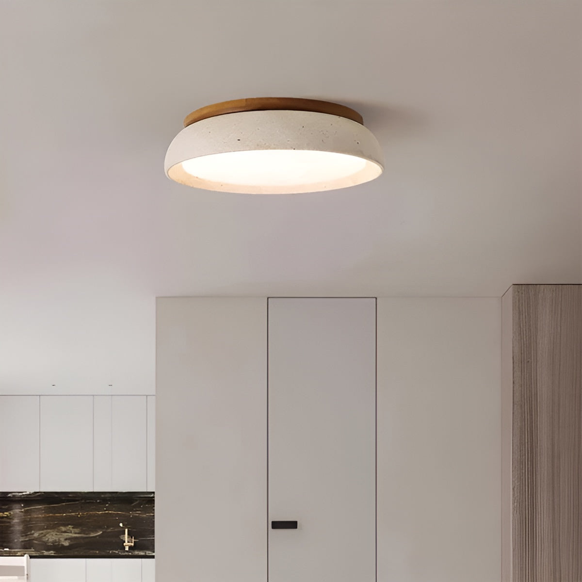 Rund Taklampe – Varmt og Jevnt Lys | Perfekt for Alle Rom - Lysarmaturer for tak