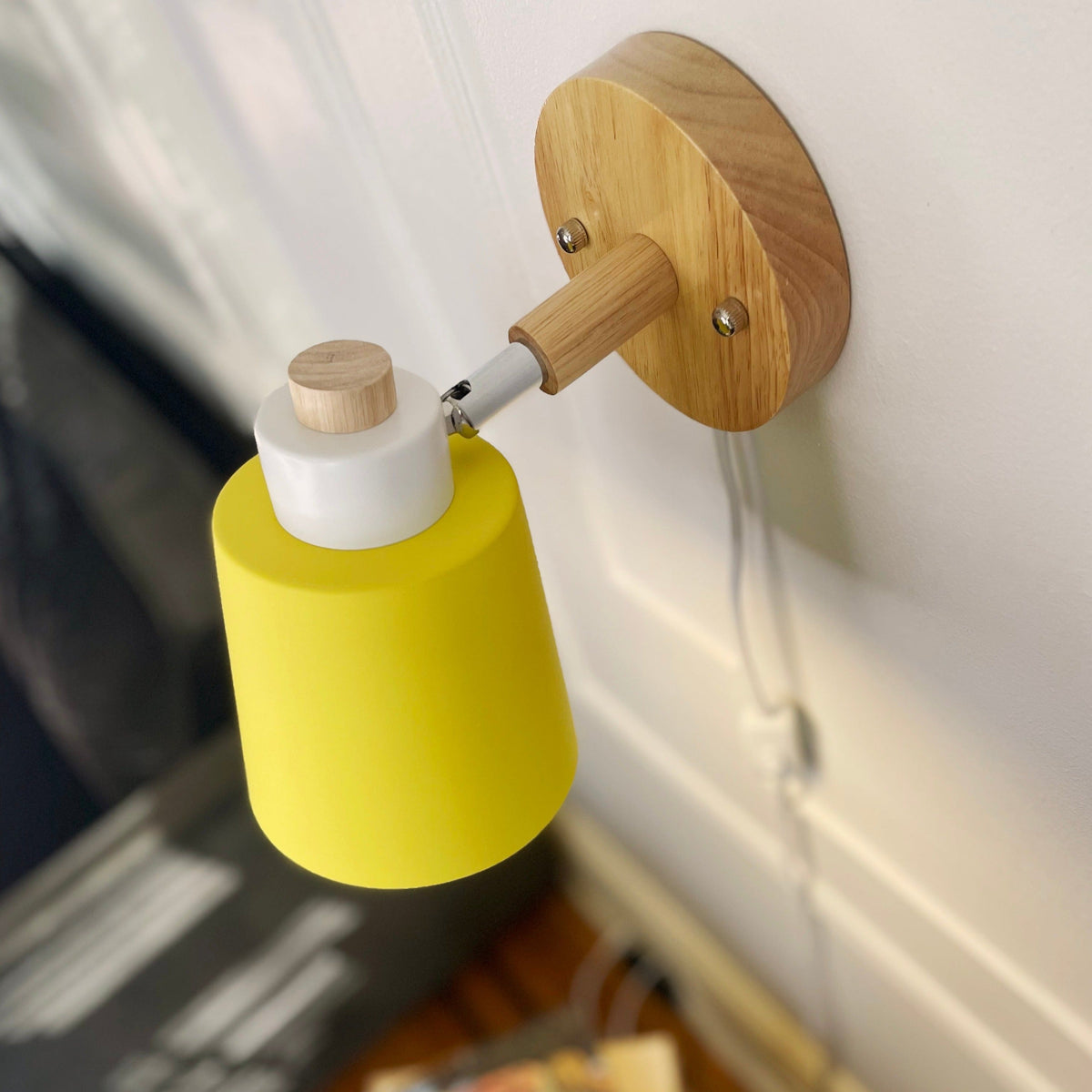 Vegglampe i hjemmekontor – fokusert leselys
