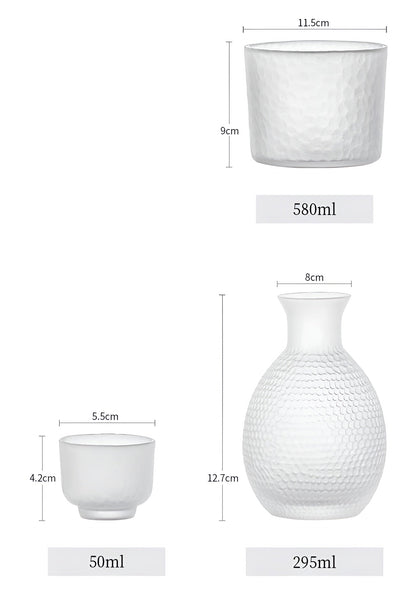 Japansk Glassett – Elegant Sake- og Whiskysett | Perfekt for Hjemmebar og Gaver