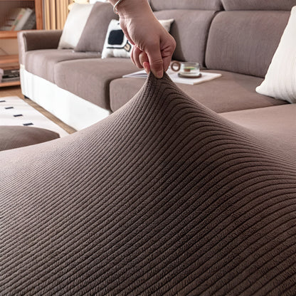 Sofatrekk i Kordfløyel – Mykt, Tøyelig og Slitesterkt | Vertikalt Stripemønster