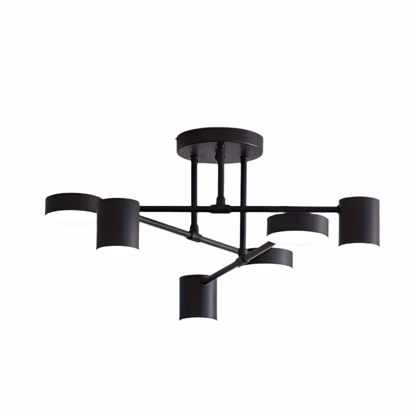 Led-taklampe Med 6 Armer – Moderne Design Og Sterkt Lys | Perfekt For Oppholdsrom