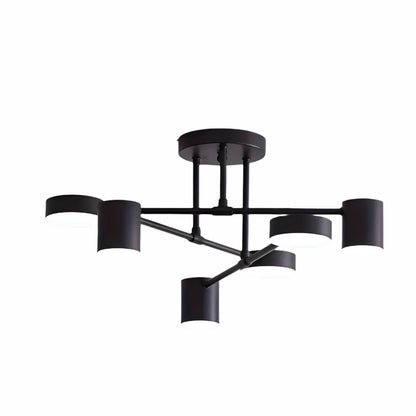 Led-taklampe Med 6 Armer – Moderne Design Og Sterkt Lys | Perfekt For Oppholdsrom