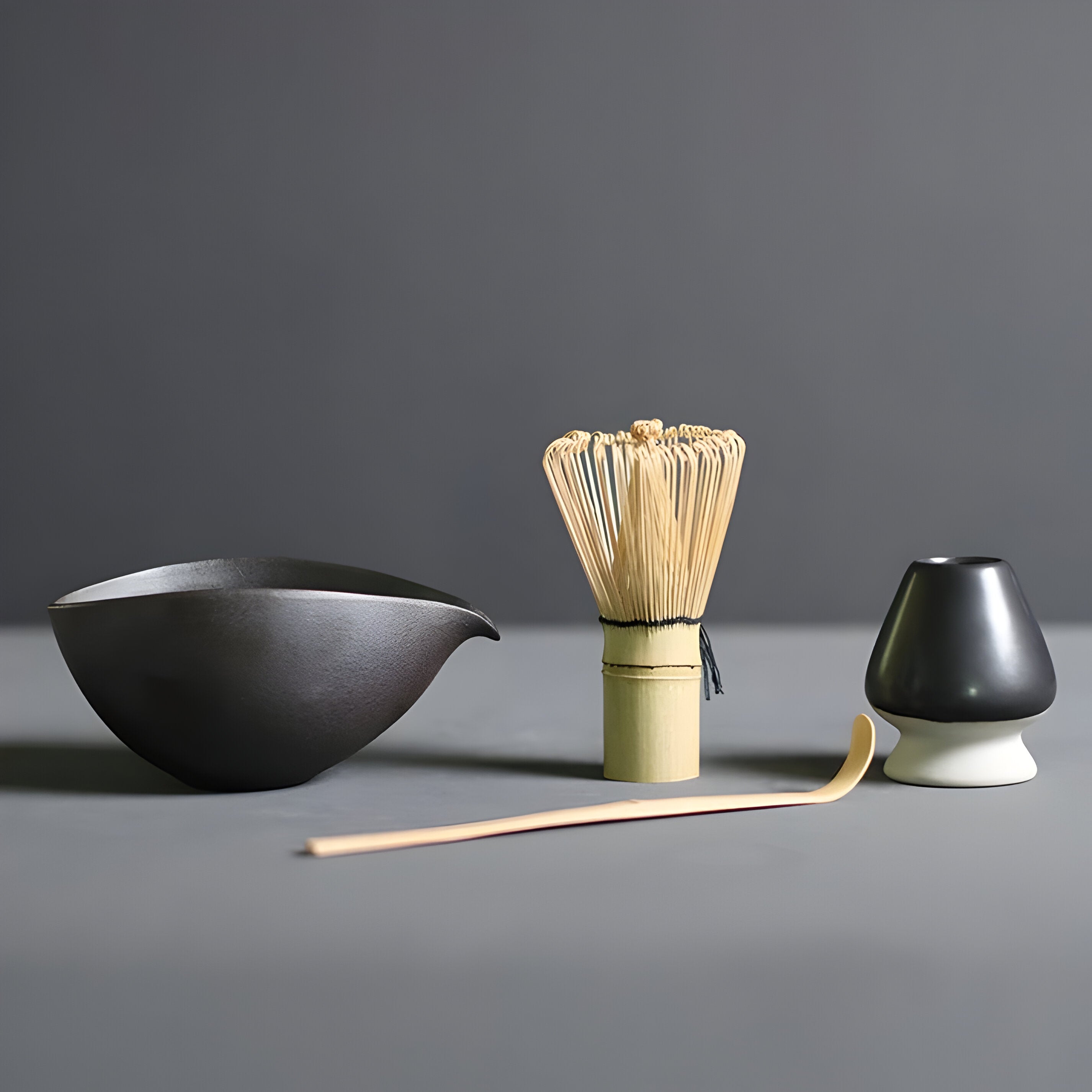 Matcha Keramikset - Traditionelles japanisches Teeset (4-teilig)