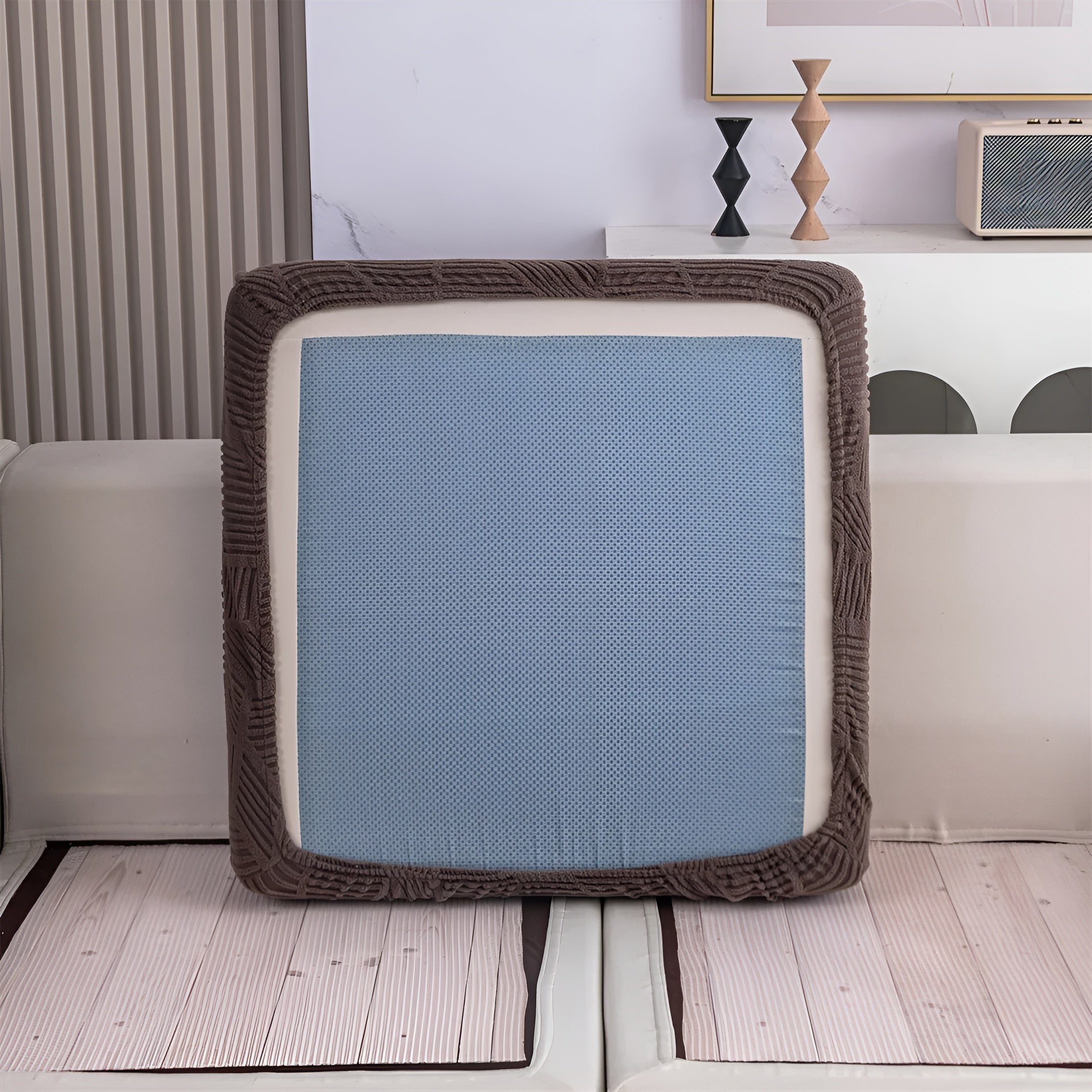 Jacquard Sofaüberwurf mit geometrischem Muster – Weich & Haustierfreundlich | Perfekt zum Schutz und für gemütliche Wohnräume
