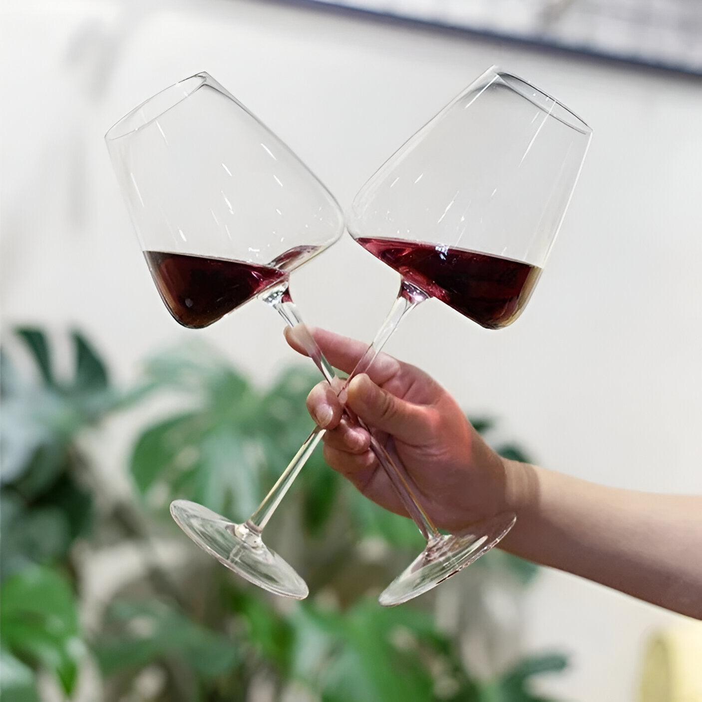 Vinglass i Krystall – Elegant og Håndlaget | Sett med 2, 4 eller 6