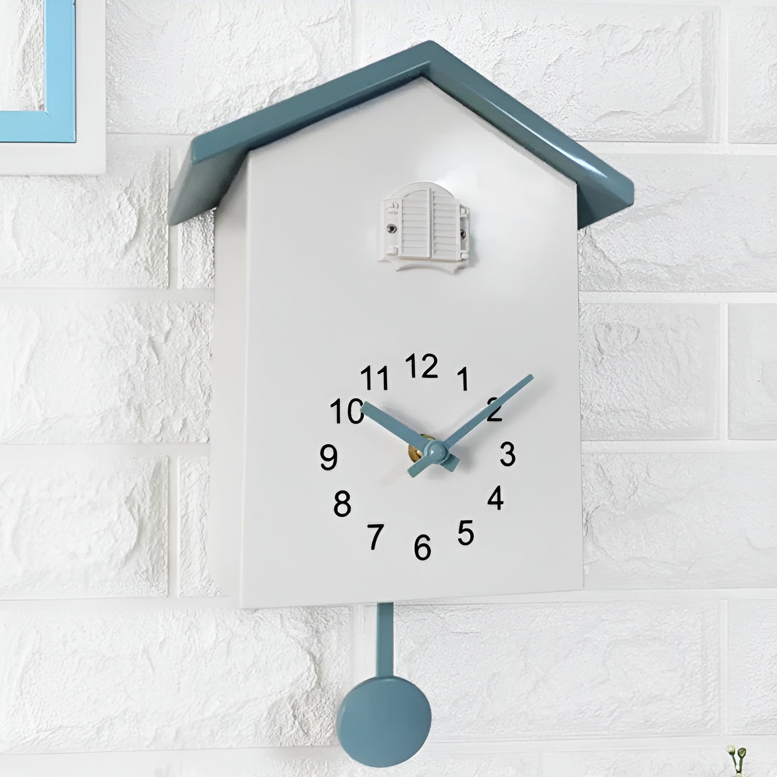 Moderne Gjøkur med Musikk – Stilfull Veggklokke i Høykvalitets ABS | Justerbar Lydstyrke