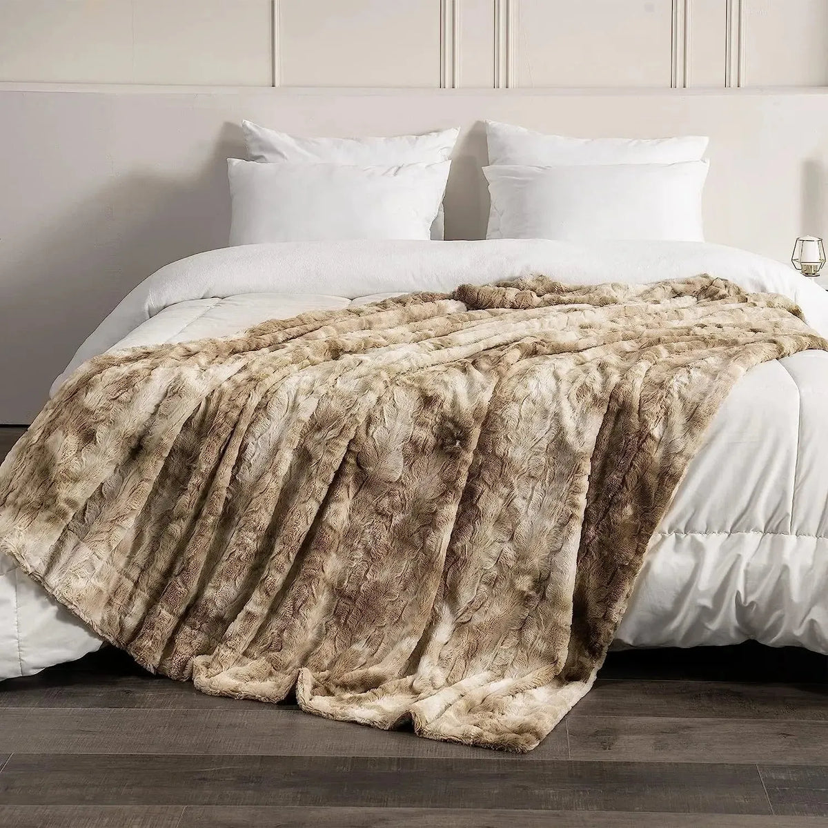 WinterNest Pledd – Varmt Dobbeltsidig Fleece-vinterpledd
