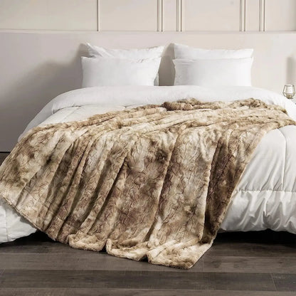 WinterNest Pledd – Varmt Dobbeltsidig Fleece-vinterpledd