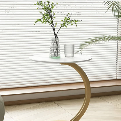 Rundt Sidebord – Moderne og Dekorativt | Perfekt for Stue og Soverom