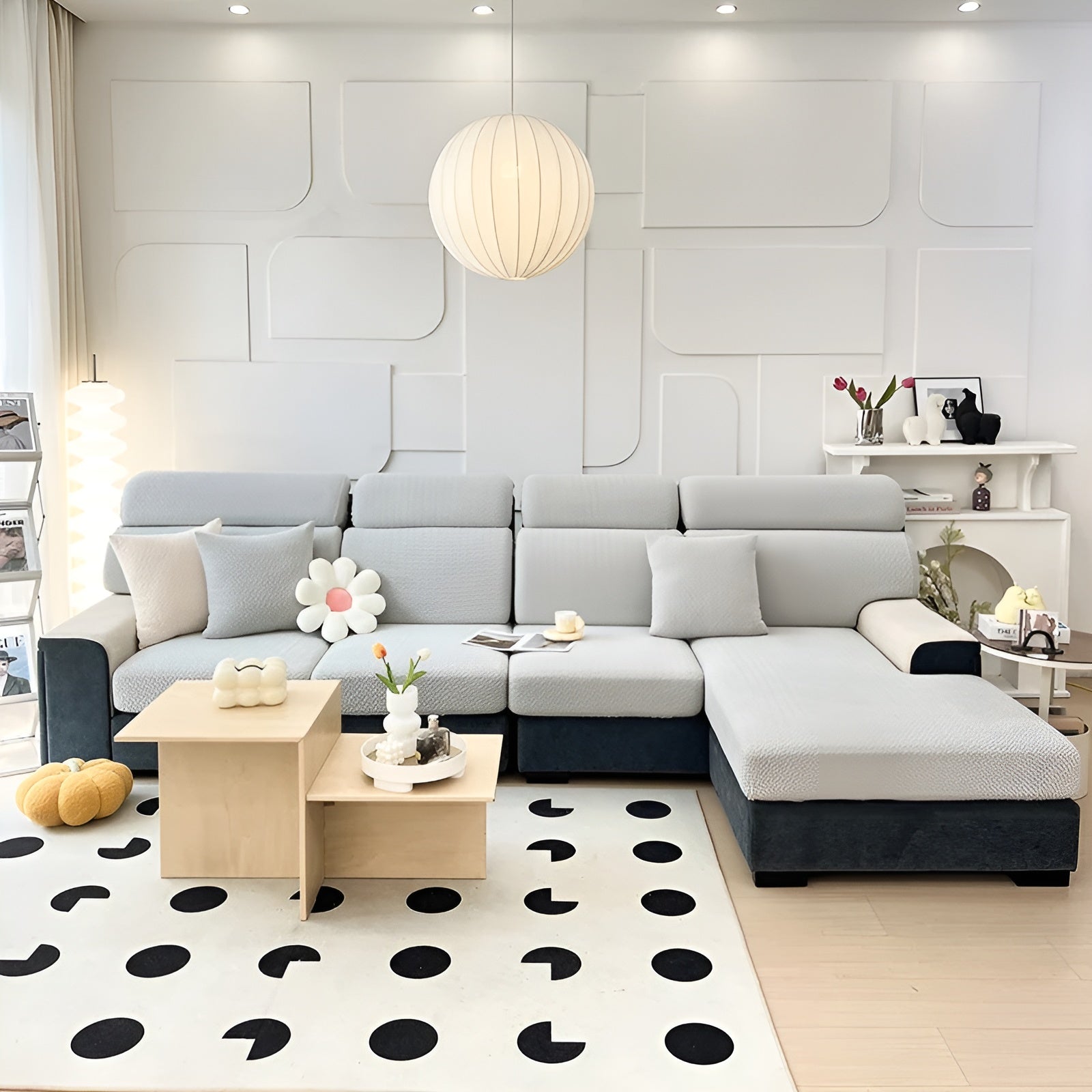 Elastisk Sofatrekk – Vannavstøtende og Sitter Perfekt | Beskyttende Stretchstoff for Sofa