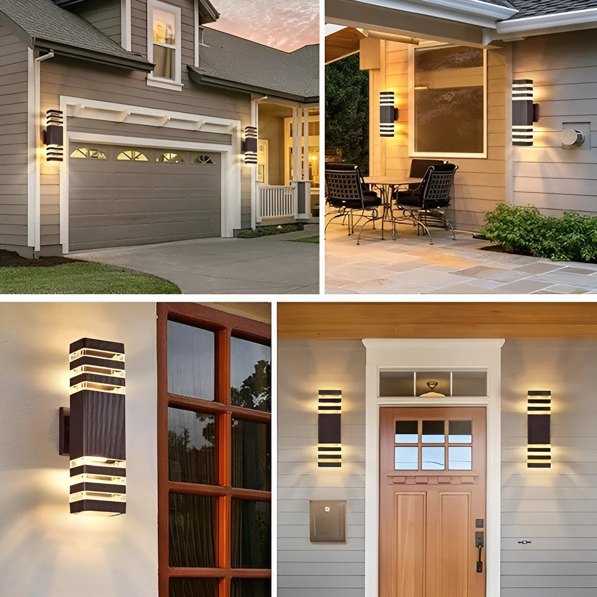 LED Utendørs Vegglampe – Moderne Opp- og Nedlys | Vanntett for Hage og Balkong