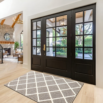 Rutete Inngangsmatte – Skli­sikker og Smuss­avvisende | Perfekt for Innendørsbruk