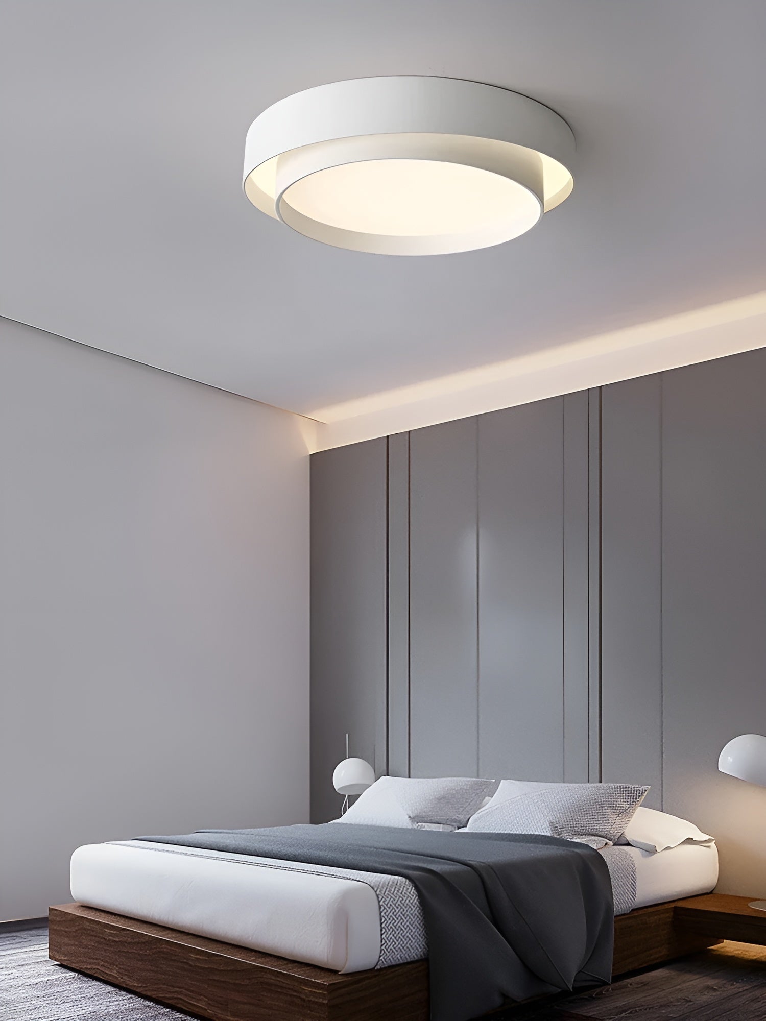Rund LED Taklampe – Stilren og Lyssterk | Perfekt for Alle Rom