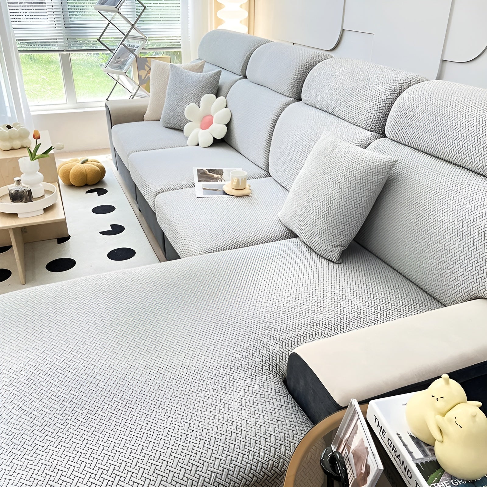 Elastisk Sofatrekk – Vannavstøtende og Sitter Perfekt | Beskyttende Stretchstoff for Sofa