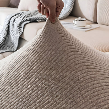 Sofatrekk i Kordfløyel – Mykt, Tøyelig og Slitesterkt | Vertikalt Stripemønster