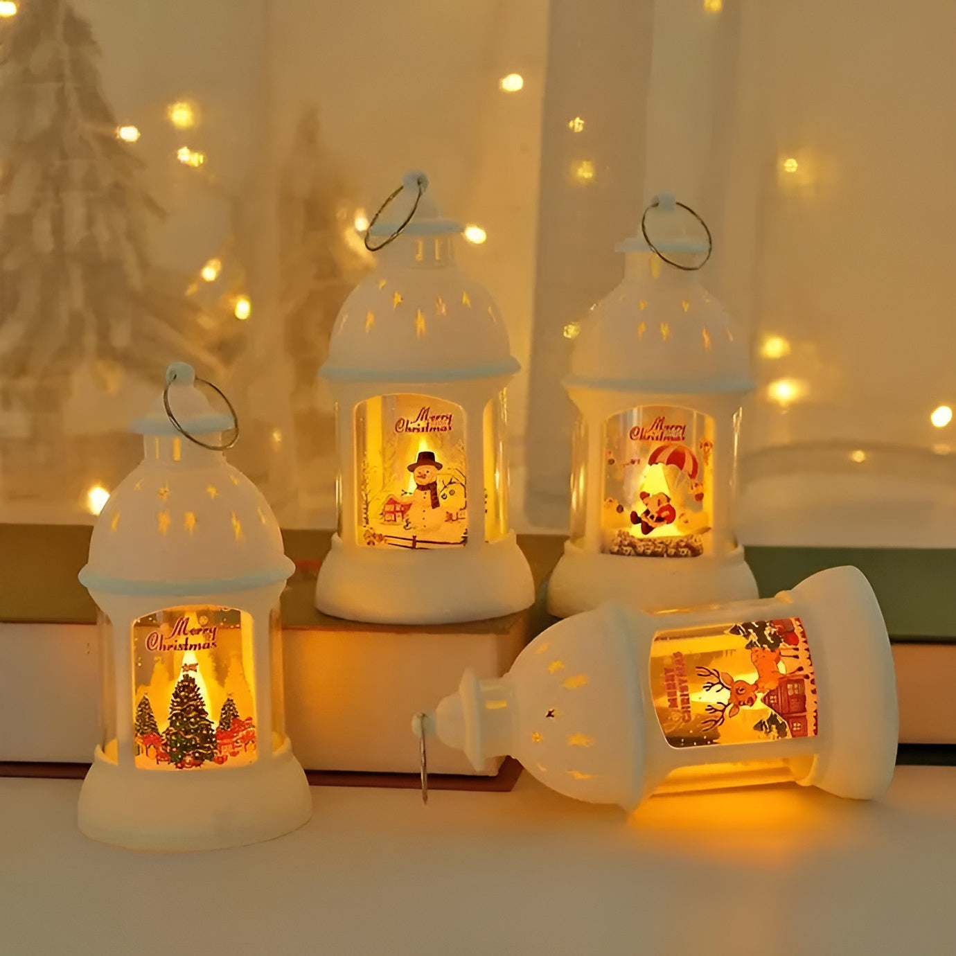 LED Julelykt – Dekorativ med Varmt Lys | Perfekt for Hjem og Feststemning