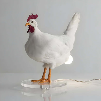 Flika - Bordlampe Med Led I Kyllingdesign