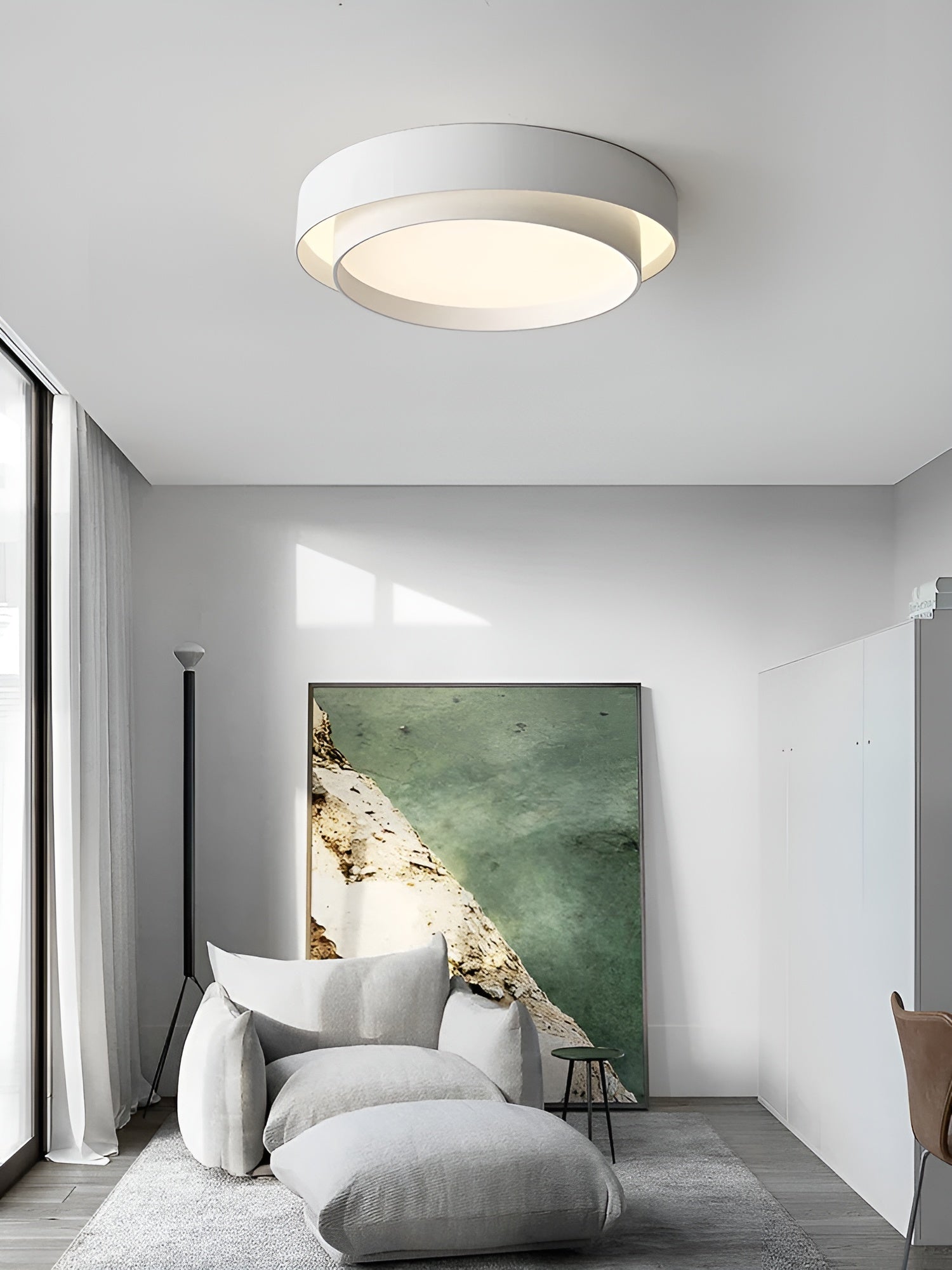 Rund LED Taklampe – Stilren og Lyssterk | Perfekt for Alle Rom