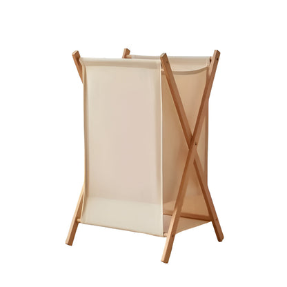 Sammenleggbar Skittentøyskurv i Tre – Robust, Dekorativ og Funksjonell | Perfekt for Bad og Soverom