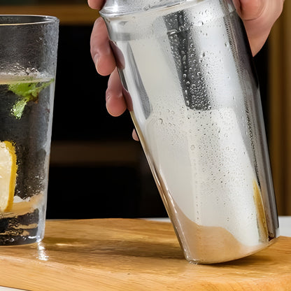 Cocktailshaker-sett I Rustfritt Stål – 10-delt Premium Bartendersett | Perfekt For Drinkmiksing Og Fest