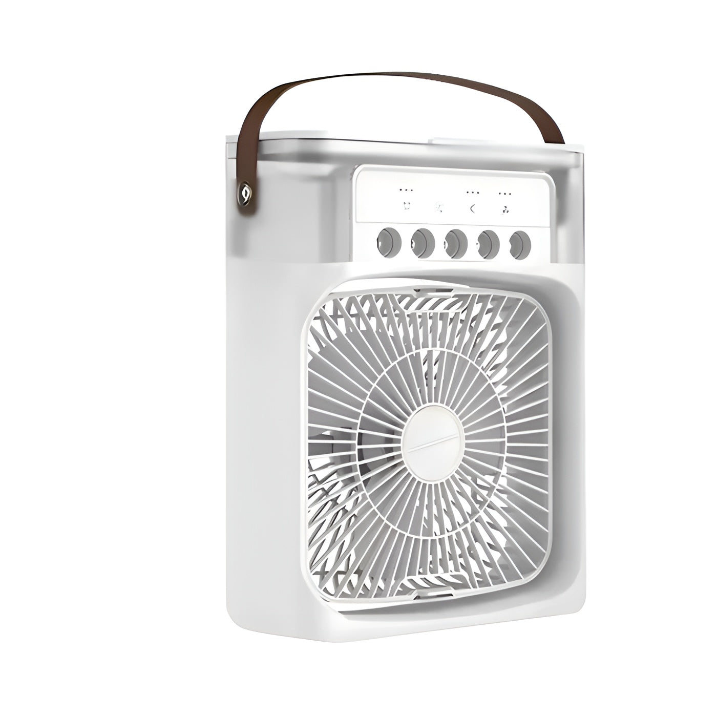 Mobil Klimaanlegg – Kjøling, Fukting Og Vifte | 3-i-1 Med Stemningsbelysning