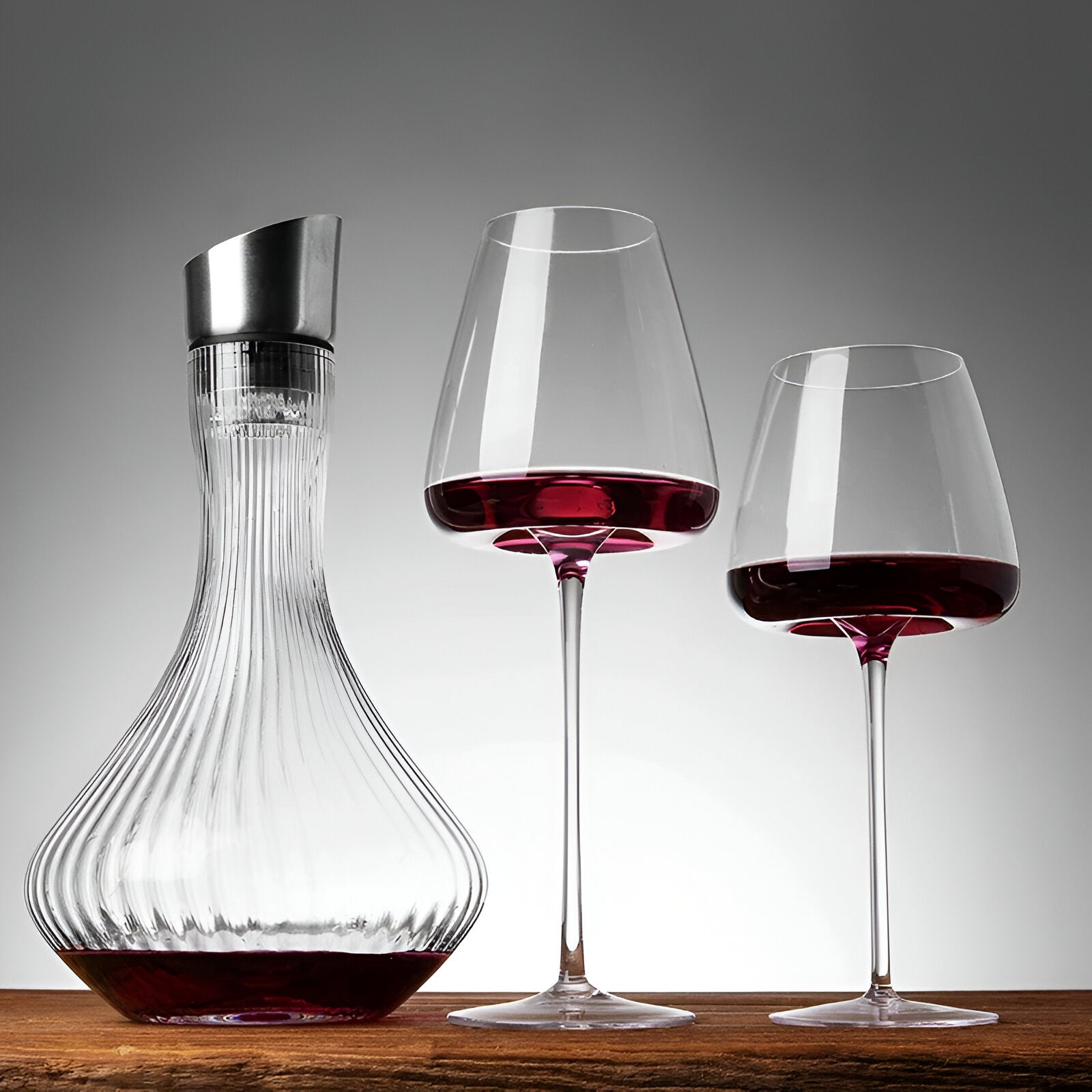 Vinglass i Krystall – Elegant og Håndlaget | Sett med 2, 4 eller 6