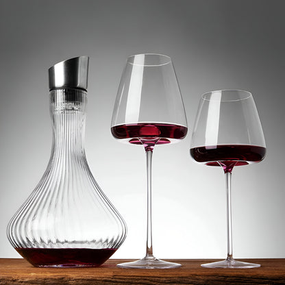 Vinglass i Krystall – Elegant og Håndlaget | Sett med 2, 4 eller 6