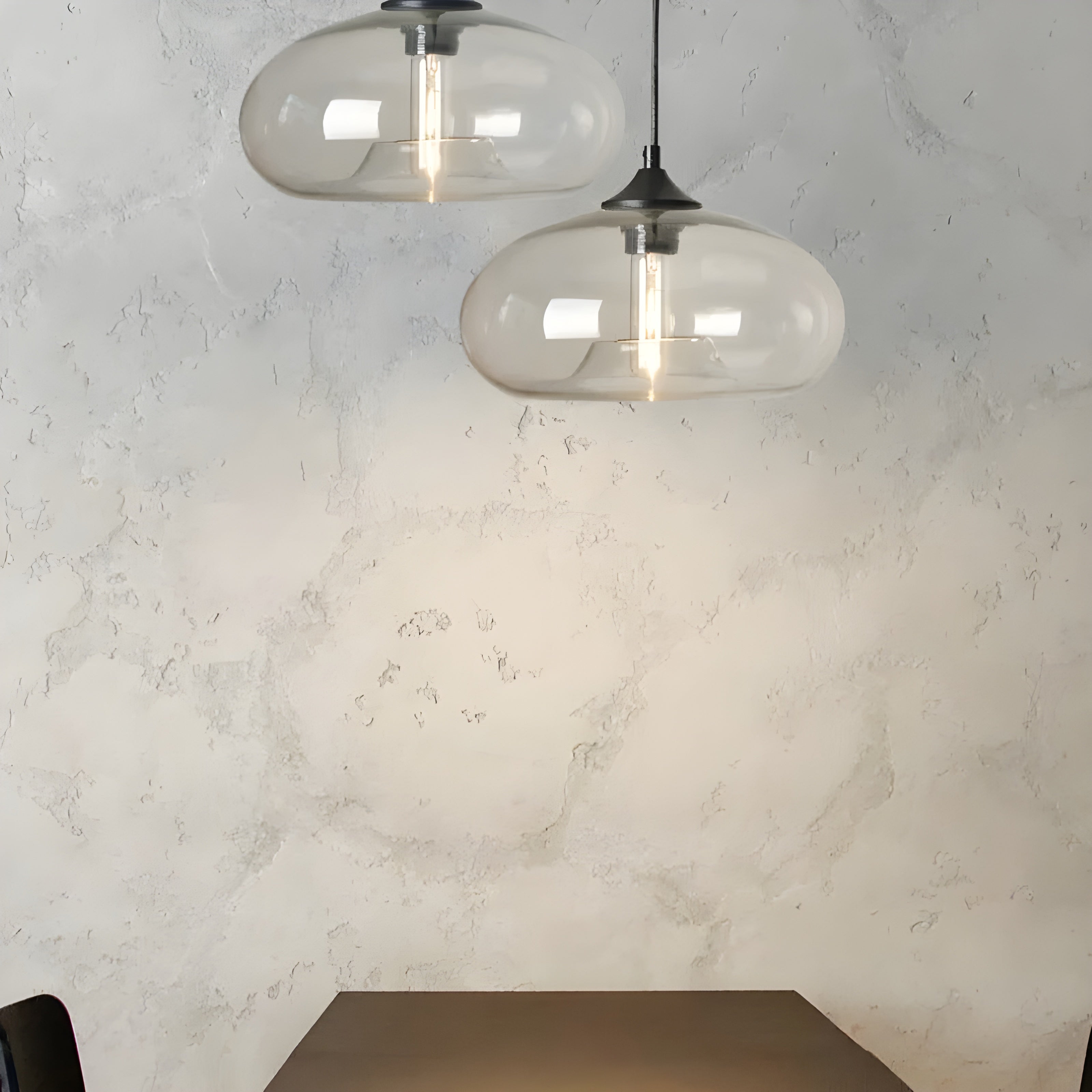 Glaspendelleuchte – Elegantes Design und Warmes Licht | Perfekt für Wohnzimmer und Essbereich
