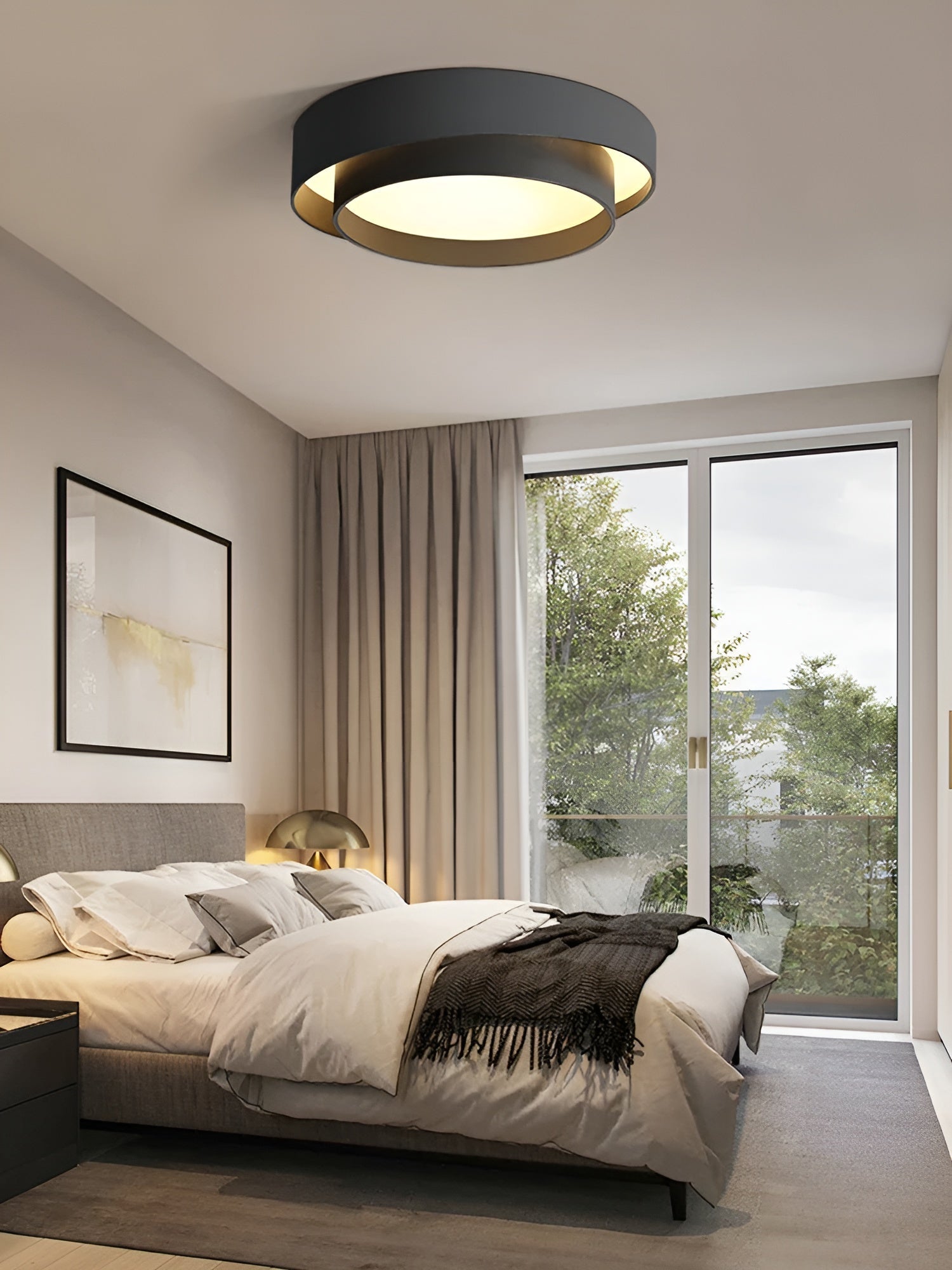 Rund LED Taklampe – Stilren og Lyssterk | Perfekt for Alle Rom