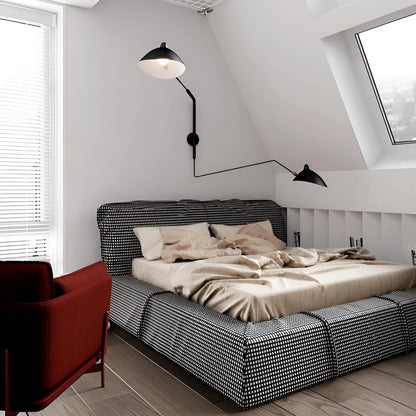 Vegglampe med Svingarm – Elegant og Tidløs | Perfekt for Soverom og Hjemmekontor