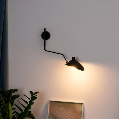 Vegglampe med Svingarm – Elegant og Tidløs | Perfekt for Soverom og Hjemmekontor
