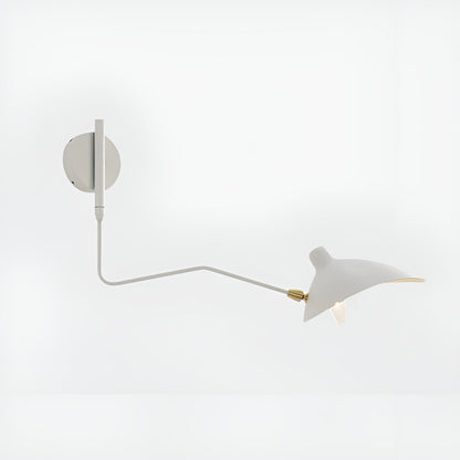 Vegglampe med Svingarm – Elegant og Tidløs | Perfekt for Soverom og Hjemmekontor