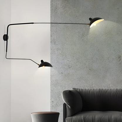 Vegglampe med Svingarm – Elegant og Tidløs | Perfekt for Soverom og Hjemmekontor