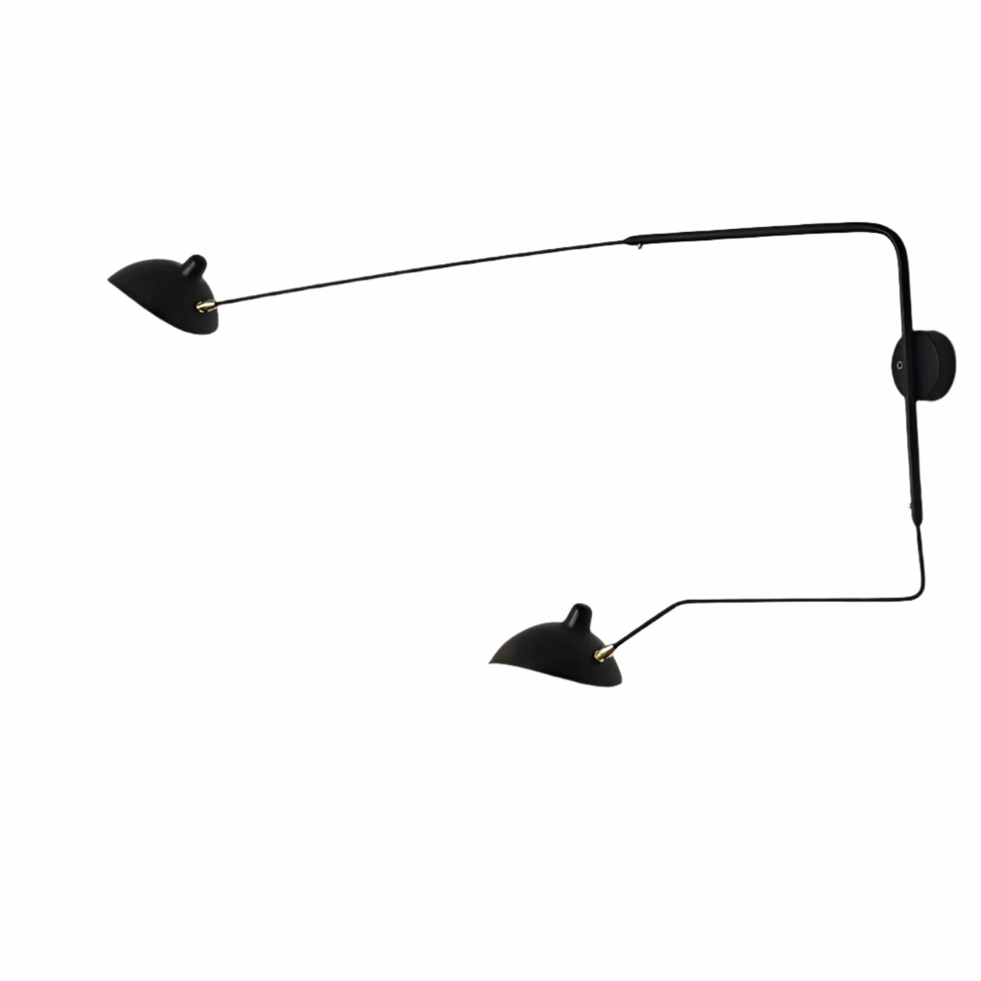 Vegglampe med Svingarm – Elegant og Tidløs | Perfekt for Soverom og Hjemmekontor
