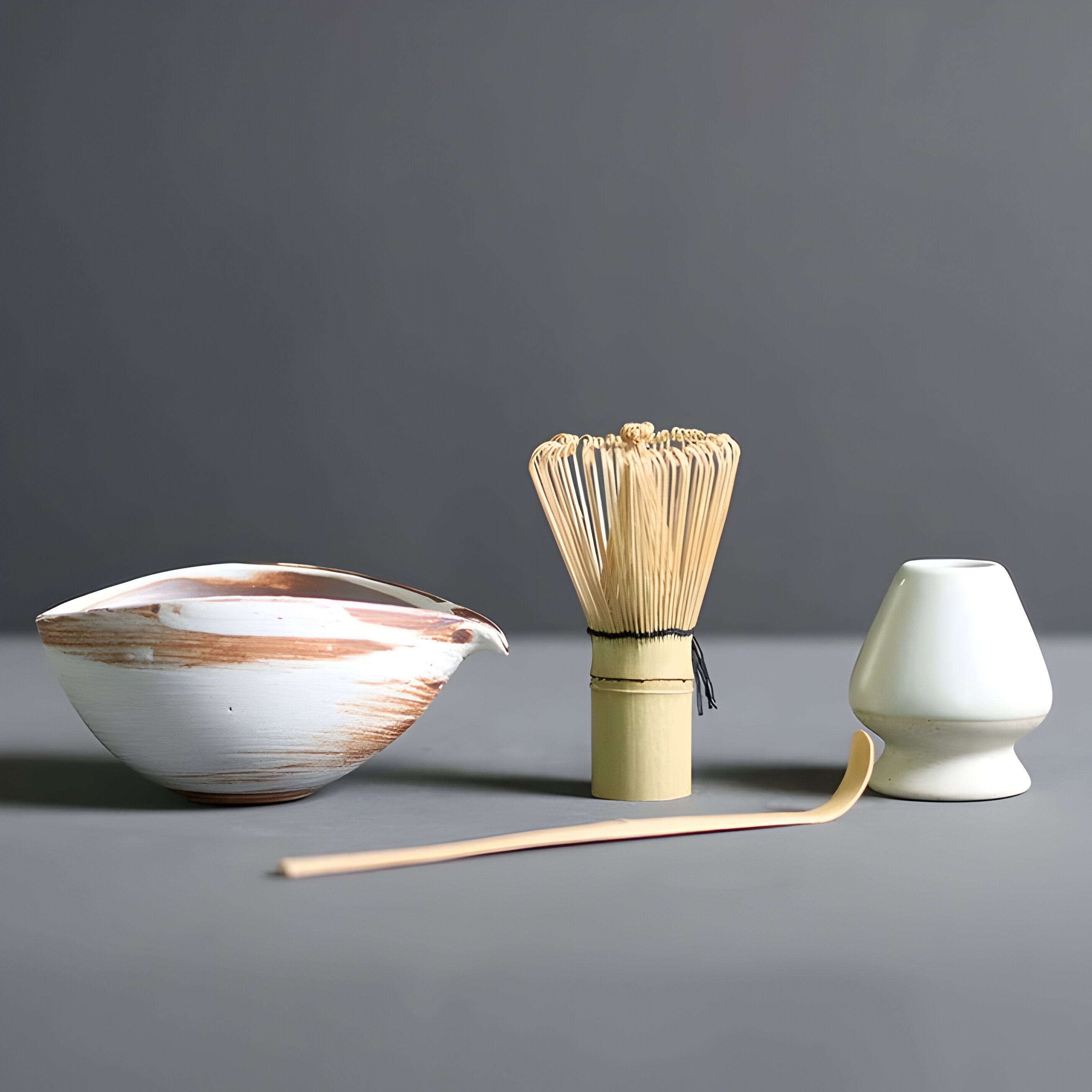 Matcha Keramikset - Traditionelles japanisches Teeset (4-teilig)
