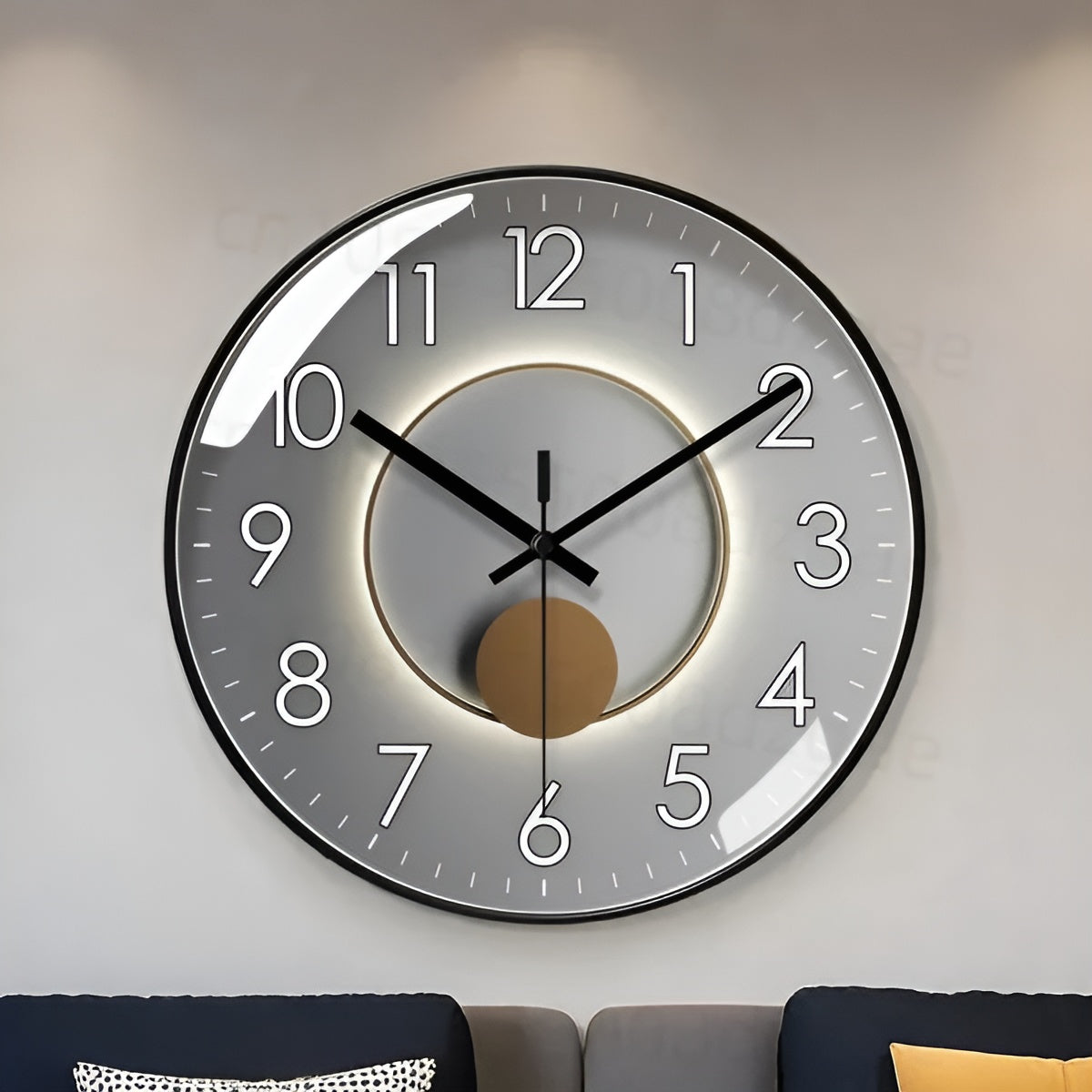 Veggklokke i Moderne Design – Elegant og Dekorativ | Perfekt for Et Stilfullt Hjem