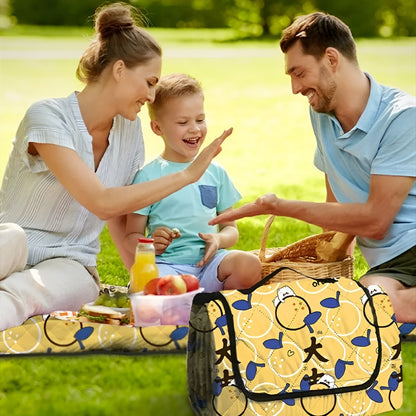 Sammenleggbar Lekematte for Baby – Vannavstøtende og Polstret | Perfekt for Strand og Piknik
