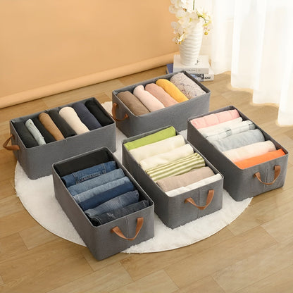 Sammenleggbare Oppbevaringskurver – Praktisk 3-pakning | Perfekt for Klær, Leker og Mer