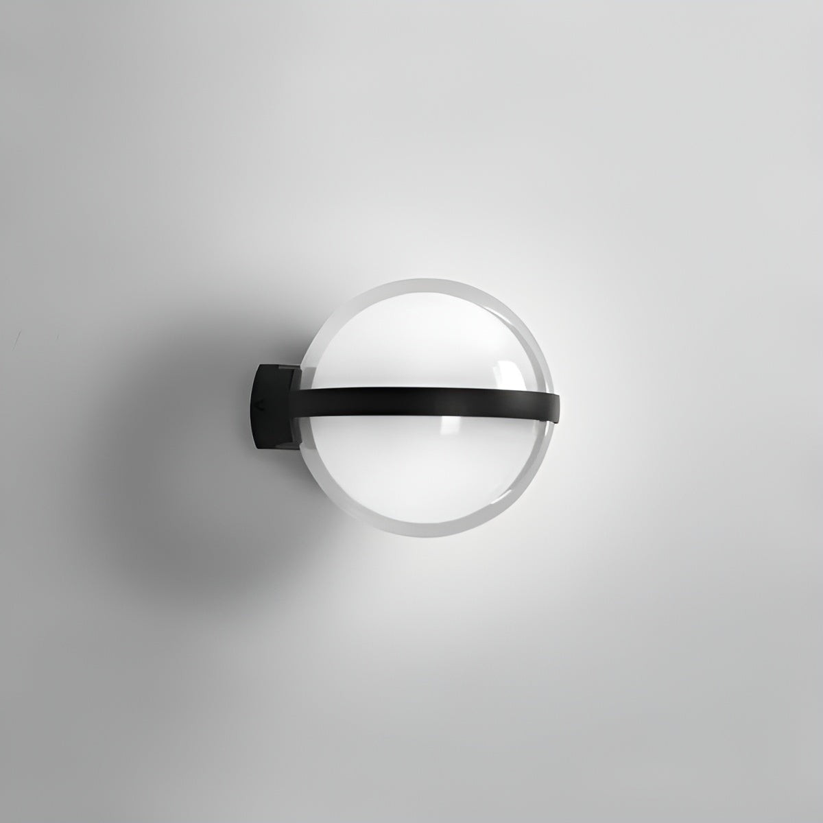 Rund LED Vegglampe for Utendørsbruk – Moderne og Vanntett | Perfekt for Hage, Balkong og Inngang