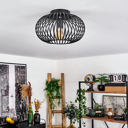 Industriell Taklampe – Dekorativ Lyktestil | Perfekt for Gang, Balkong, Stue og Spisestue