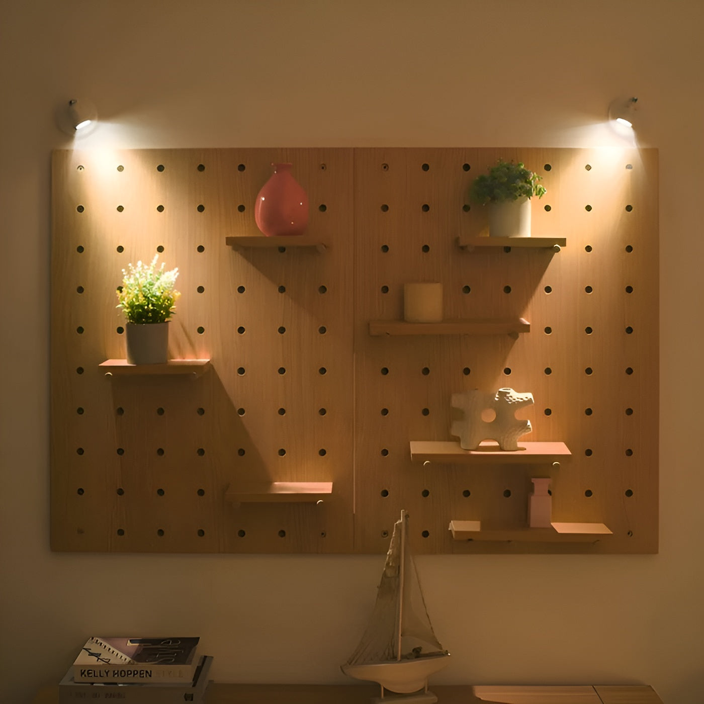 Trådløs LED-spot – Dimmbar og Fleksibel | Moderne Belysning for Hjemmet