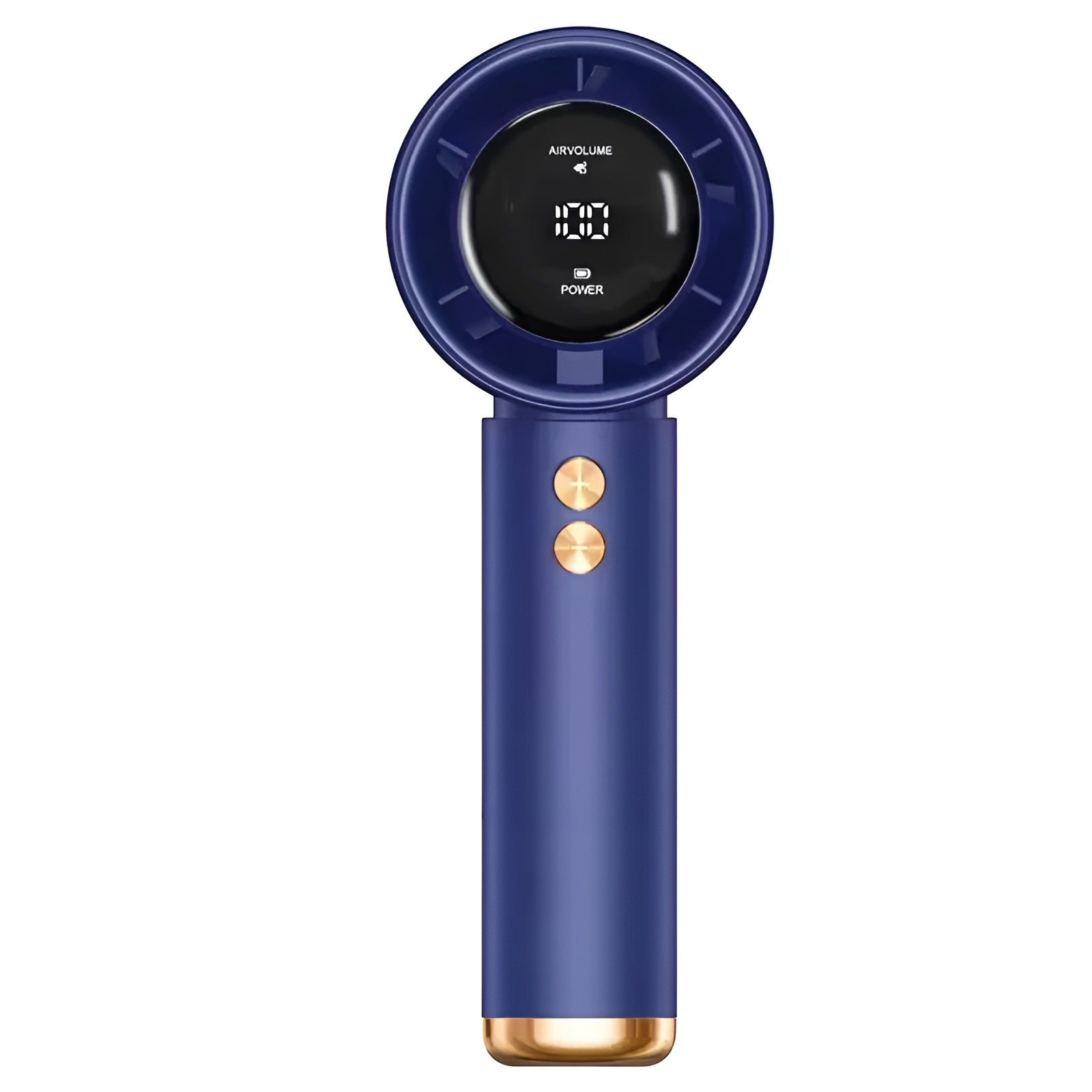 Bærbar Mini-turbo-håndvifte – Digitalt Display, Usb-c-lading Og 100 Hastighetsnivåer