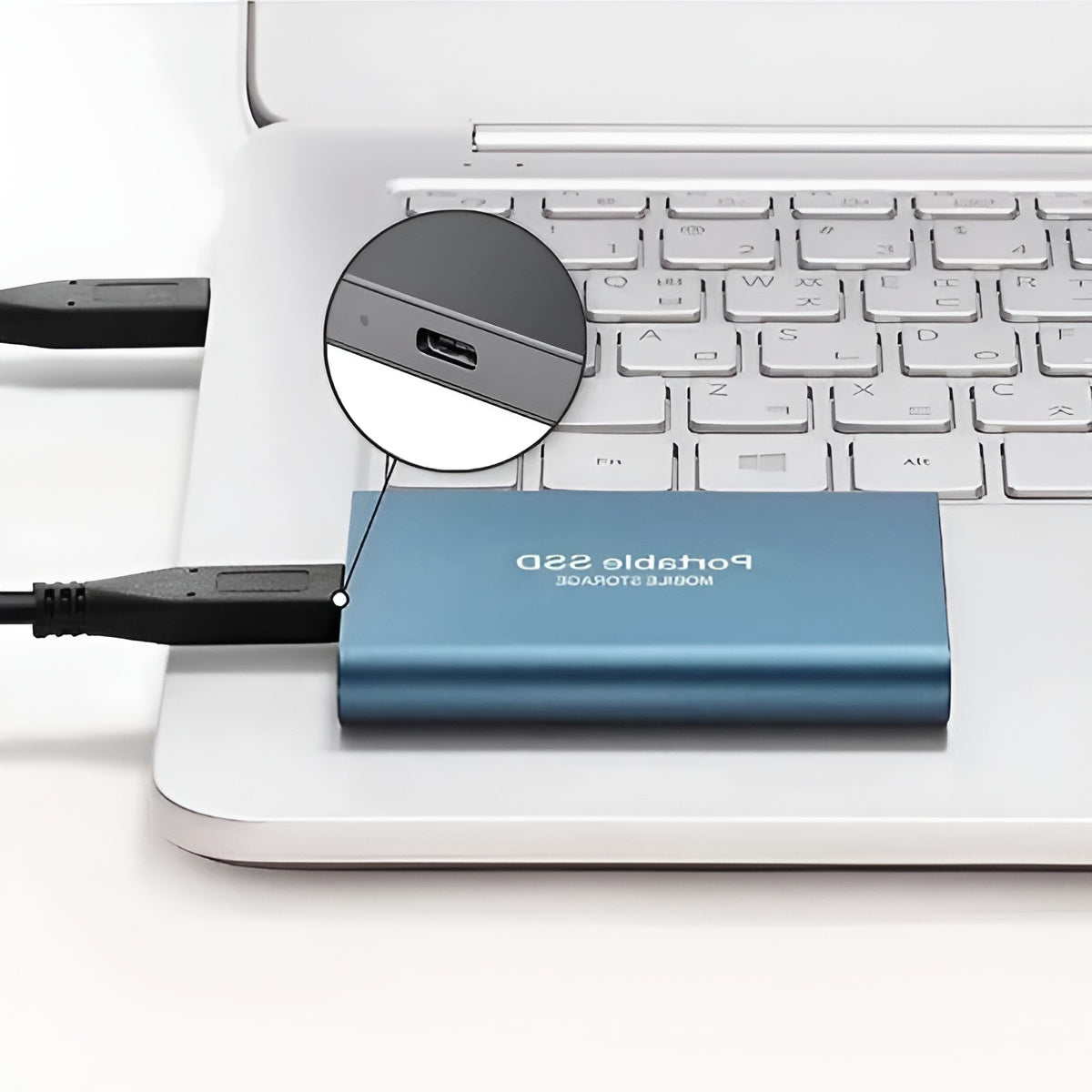 Ekstern SSD-disk – Rask og Pålitelig Lagring med USB-C | Kompakt og Bærbar