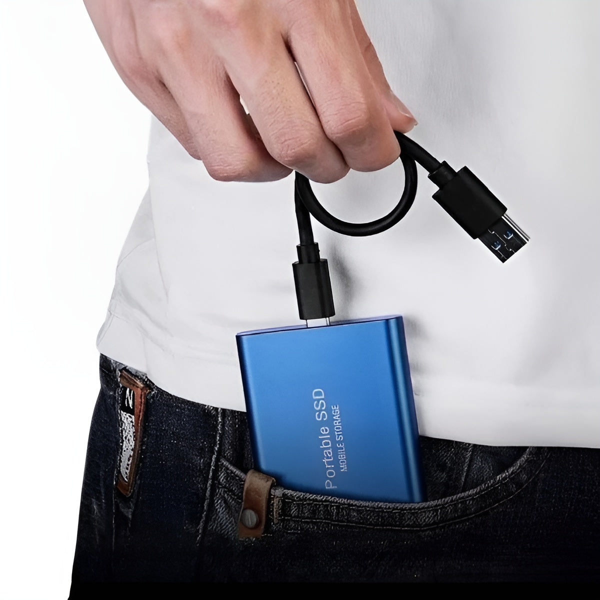 Ekstern SSD-disk – Rask og Pålitelig Lagring med USB-C | Kompakt og Bærbar