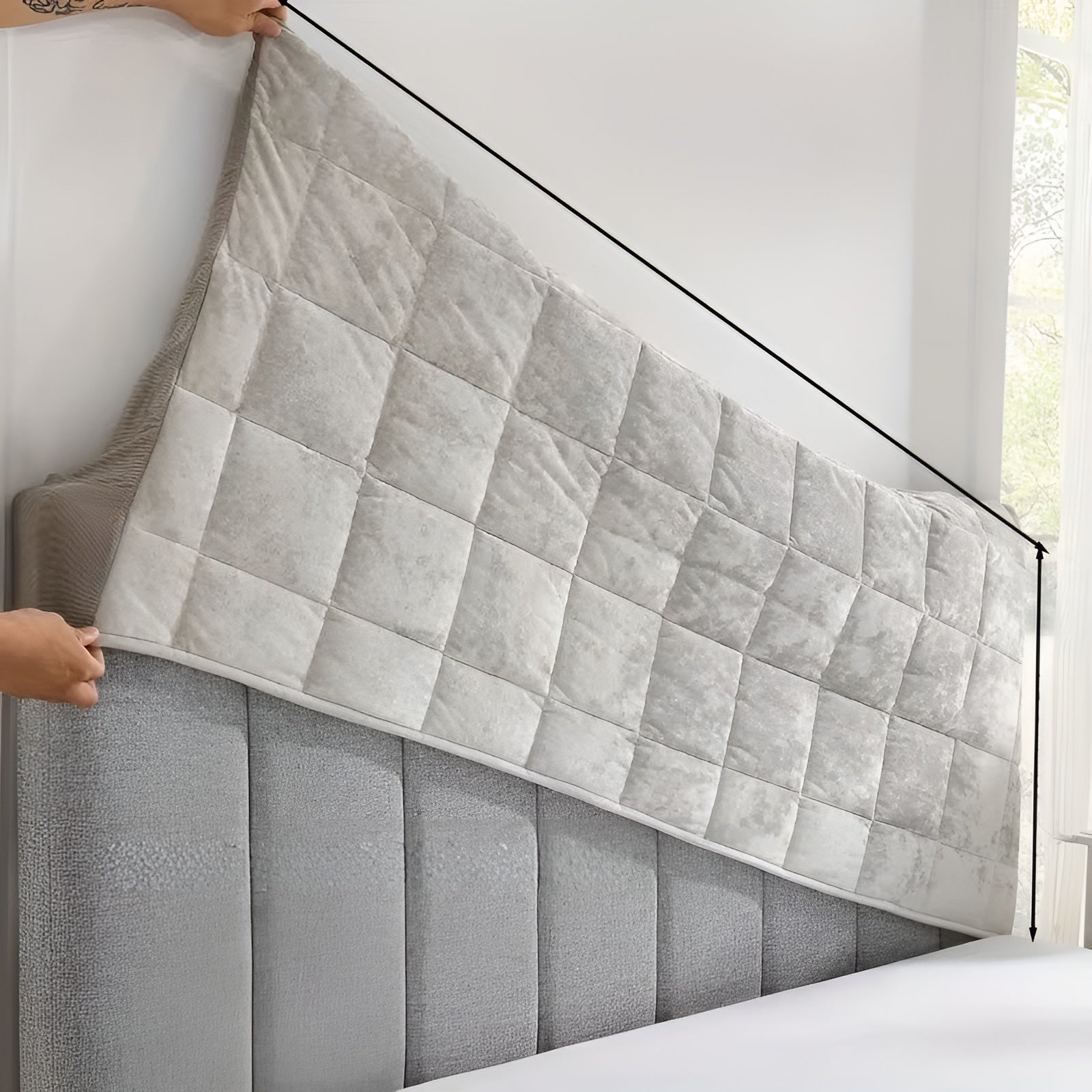 Hodegjerdeovertrekk Med Elastisk Bånd – Mykt Og Elastisk | Med Praktiske Sidelommer Til Sengen