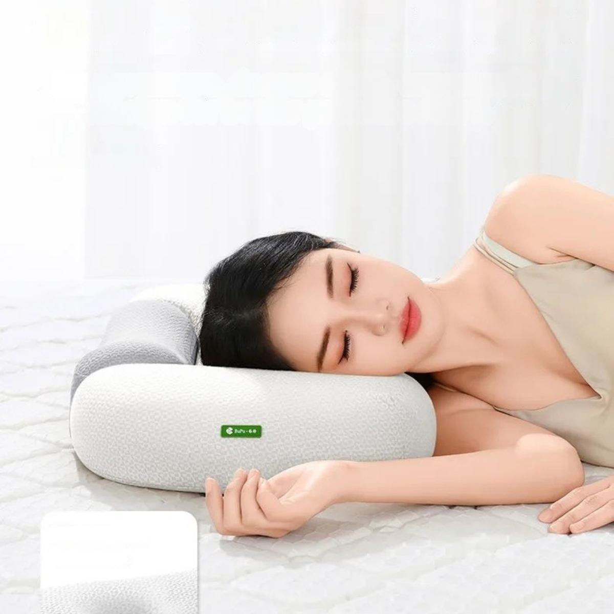 Nackenkissen aus Memory-Schaumstoff – Ergonomisches orthopädisches Konturstützkissen Bettkissen zur Linderung von