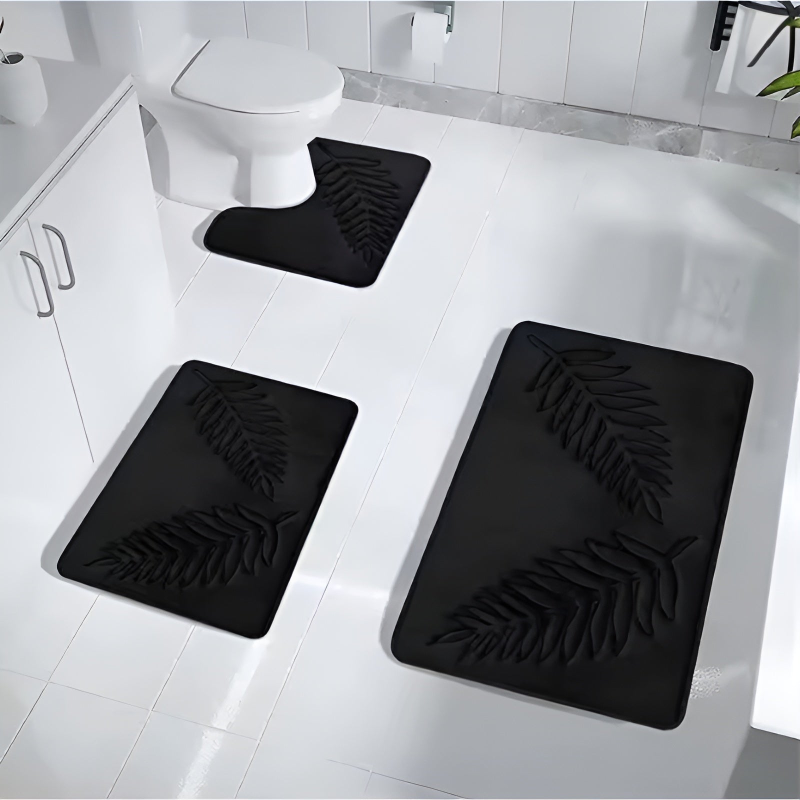 Mote Badematte – Myk og Skli­sikker | Saug­sterk og Hurtigtørkende