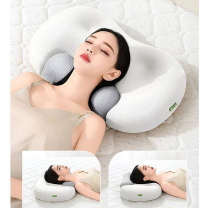 Nackenkissen aus Memory-Schaumstoff – Ergonomisches orthopädisches Konturstützkissen Bettkissen zur Linderung von