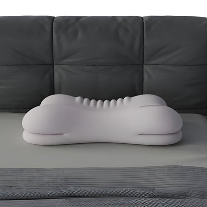 Ortopedisk Memory Foam-pute – Ergonomisk Støtte og Trykkavlastning | For Dyp og Avslappende Søvn - 50.5x30x10.5cm / Grå