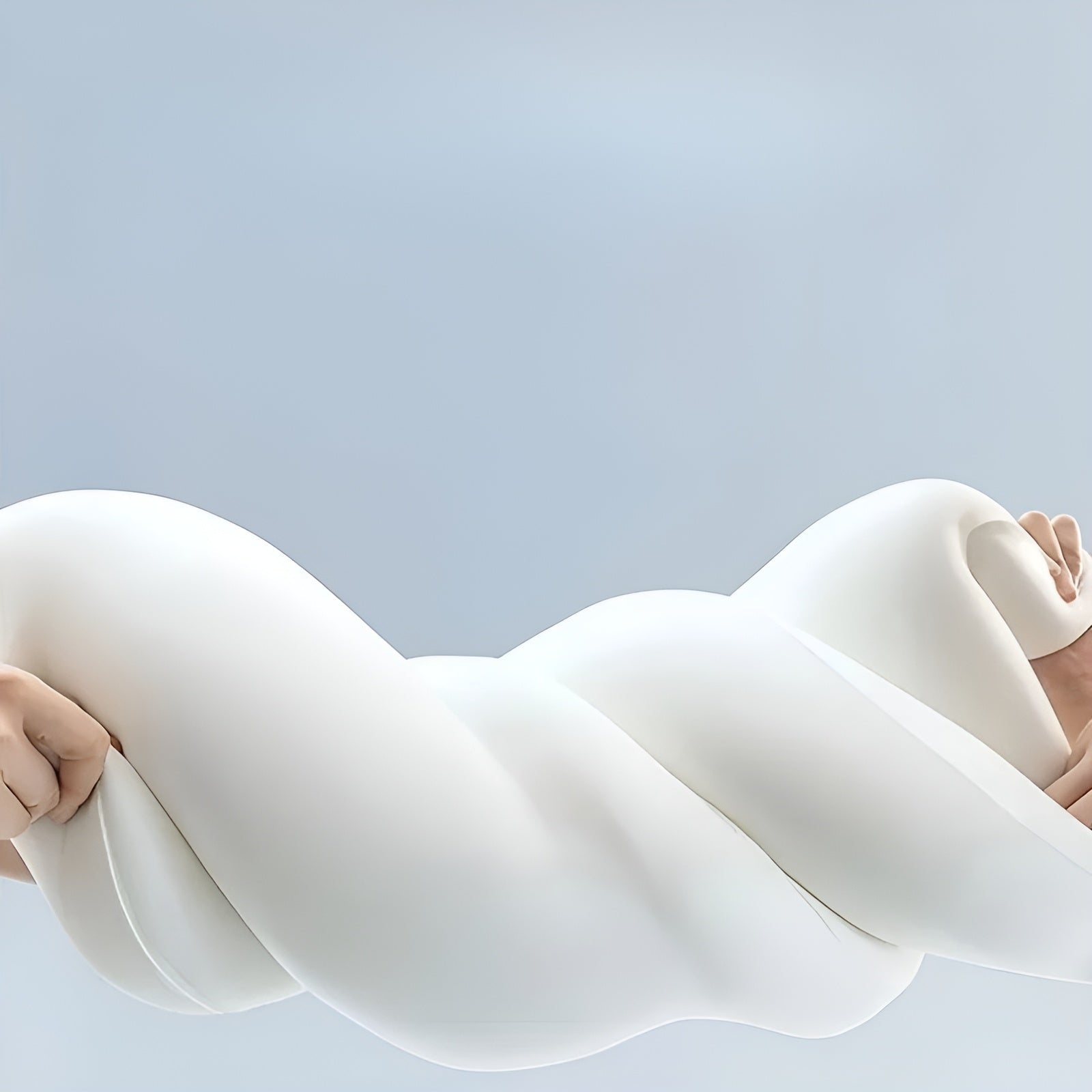 Ortopedisk Memory Foam-pute – Ergonomisk Støtte og Trykkavlastning | For Dyp og Avslappende Søvn - 50.5x30x10.5cm / Grå